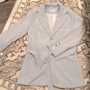 Oversized Baby Blue Blazer